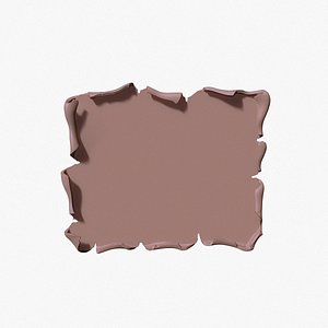 3D model plate - papyrus