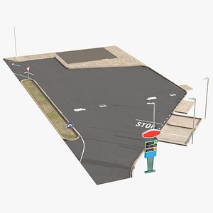 Modern Parking Lot