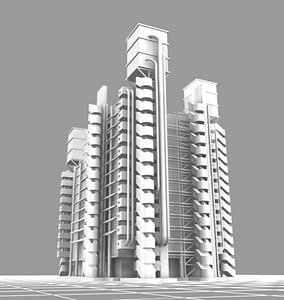 lloyds london building 3d model