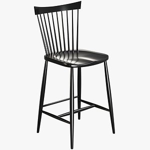realistic marlow bar stool model