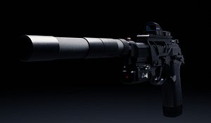Beretta 92X Performance Game Ready 3D model