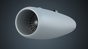 3D model d30 tu-134a3 engine