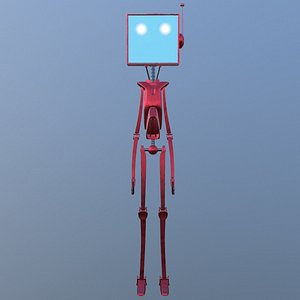 robot tv 3D model