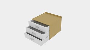 3D model world cabinet