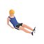 Beindrehung Touch Übung Frau Animation