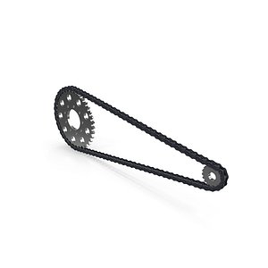 Motorcycle Bike Chain System Riged
