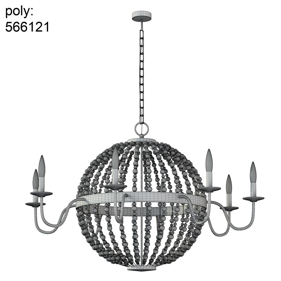 Ventura chandelier model TurboSquid 1306807