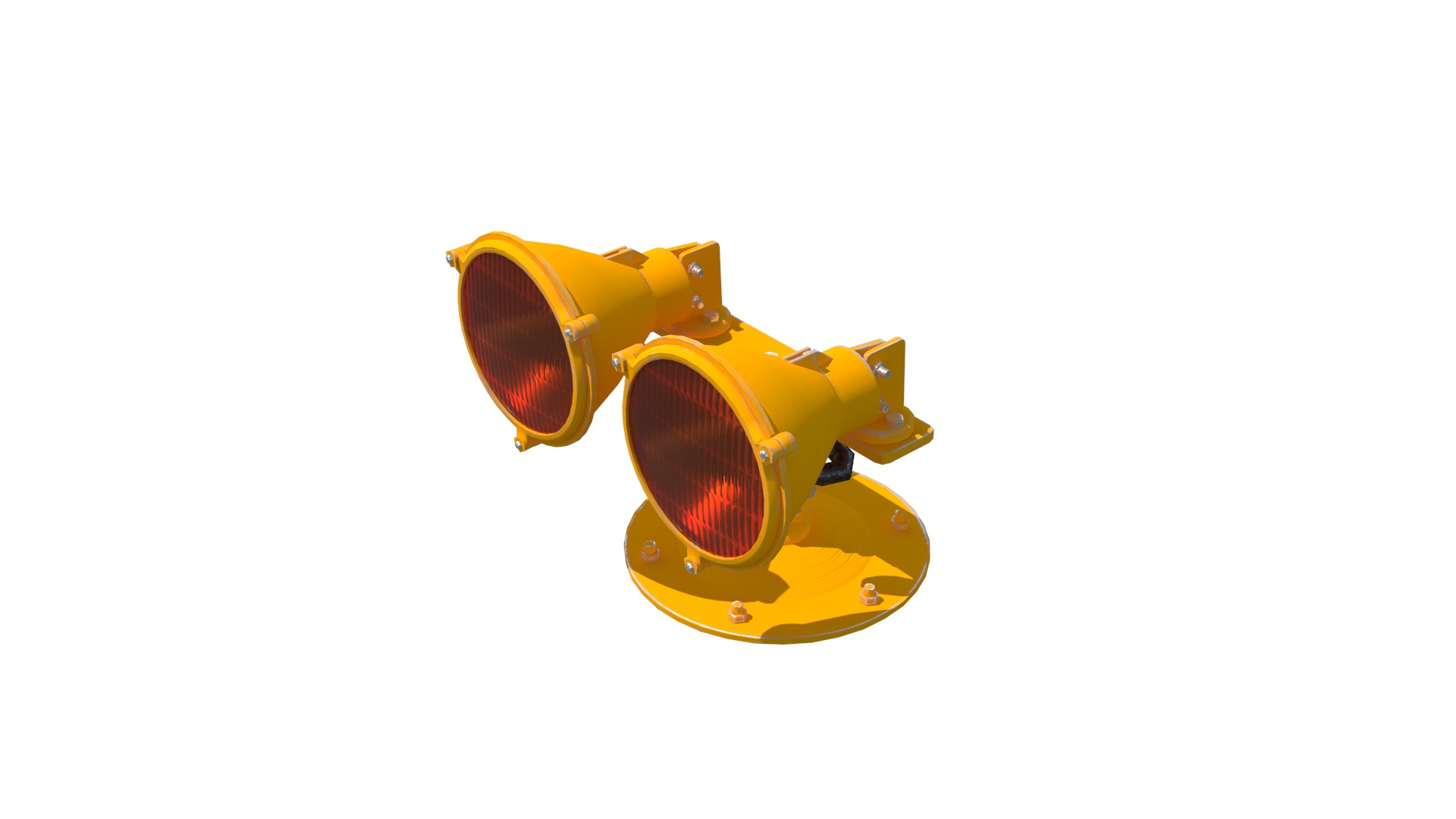 Runway Guard Light D Model Turbosquid