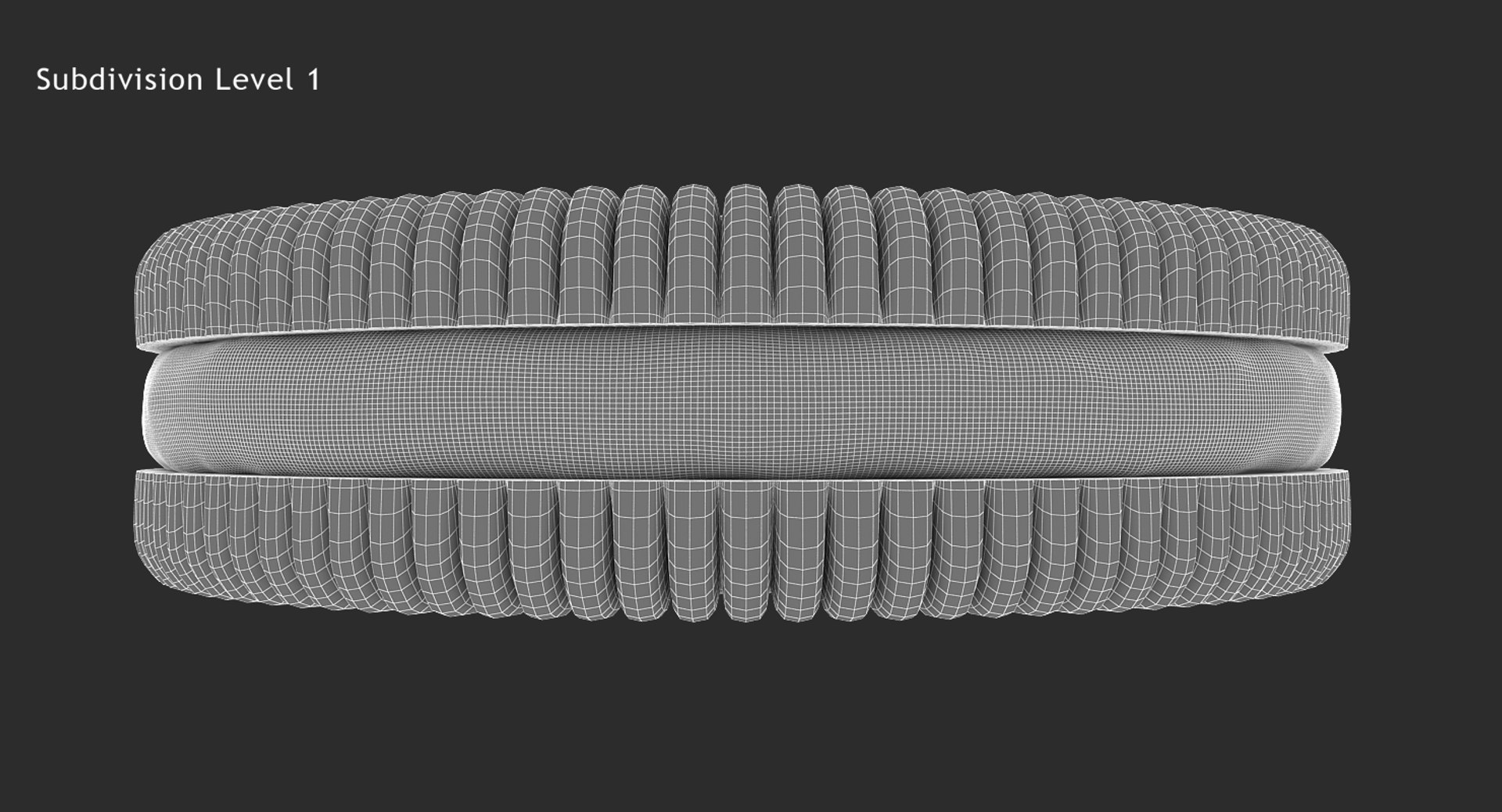 Realistic Oreo Cookie 3d Model