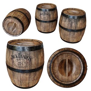 old barrel 3D