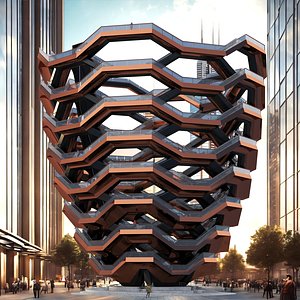 Vessel Building Nyc 3D model