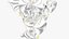 3D Helium Star Balloons Bouquet Silver V1