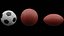 Balones de baloncesto - Balones de fútbol - Fútbol - Colección de balones deportivos clásicos y de tamaño real