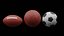 Balones de baloncesto - Balones de fútbol - Fútbol - Colección de balones deportivos clásicos y de tamaño real