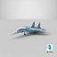 Sukhoi Su-27 Flanker Russian Fighter Aircraft