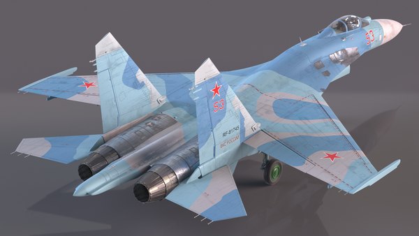 スホーイ Su27 フランカー ロシア戦闘機3Dモデル TurboSquid 1979281