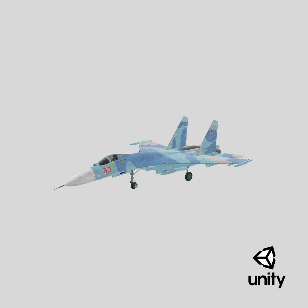 3D Sukhoi Su-27 Flanker Russian Fighter Aircraft model https://p.turbosquid.com/ts-thumb/kQ/j72NaH/Xs/stemcell_unity_render/png/1684244337/1920x1080/fit_q87/a28fb5f1f91ff1c4154c2eedfb3cb1e56653e20c/stemcell_unity_render.jpg
