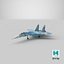 Sukhoi Su-27 Flanker Russian Fighter Aircraft