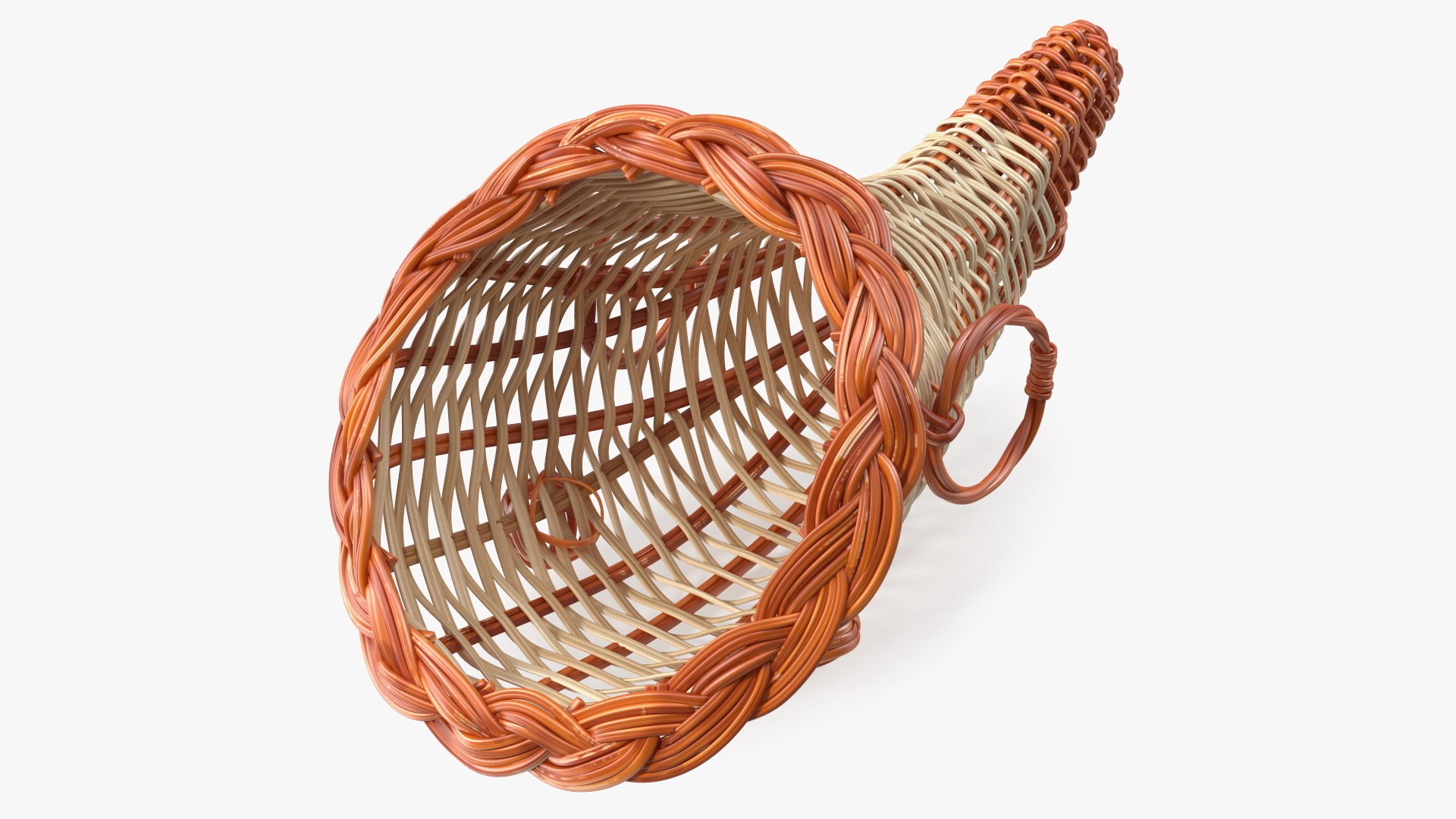 Cornucopia Basket White 3D model preview