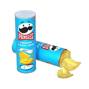 3D Pringles cheddar sour cream