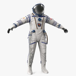 3D Russian Sokol KV-2 Pressurized Spacesuit