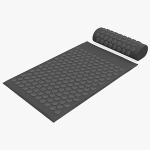 Wellness Acupressure Mat and Pillow Black model