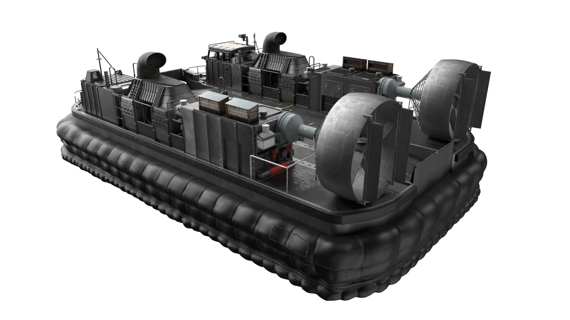 LCAC - Landing Craft Air Cushion - Modelled Cab Interior 3D ...