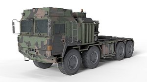 3D model 5 Military Vehicle Trucks