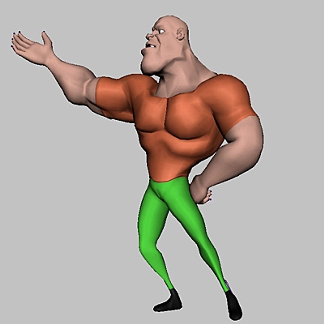 Character Rigged 3d Model