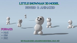 little snowgie modeled 3d max