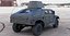 Military Vehicle Humvee Gunner Turret HMMWV Concept Black Color