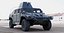 Military Vehicle Humvee Gunner Turret HMMWV Concept Black Color