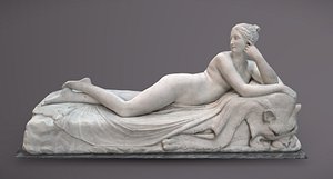 Reclining Naiad Sculpture