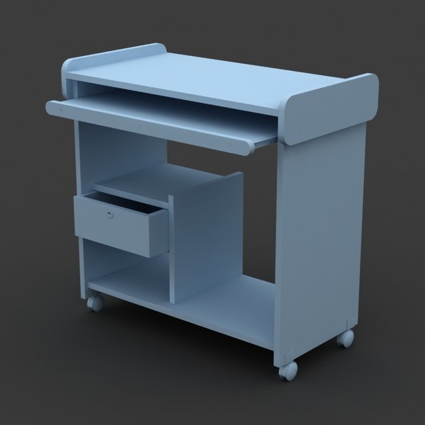 computer table 3d model