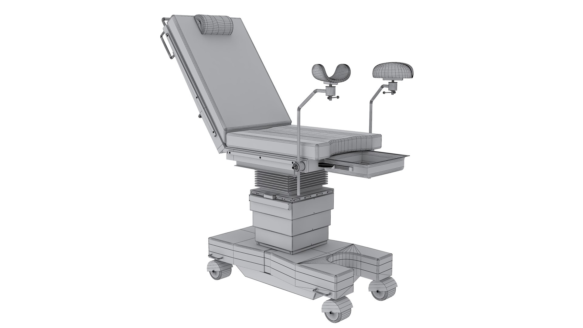 3D Medical Electric Gynecological Operating Table Model - TurboSquid ...