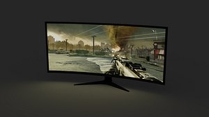 MSI Monitor for gaming 3D model