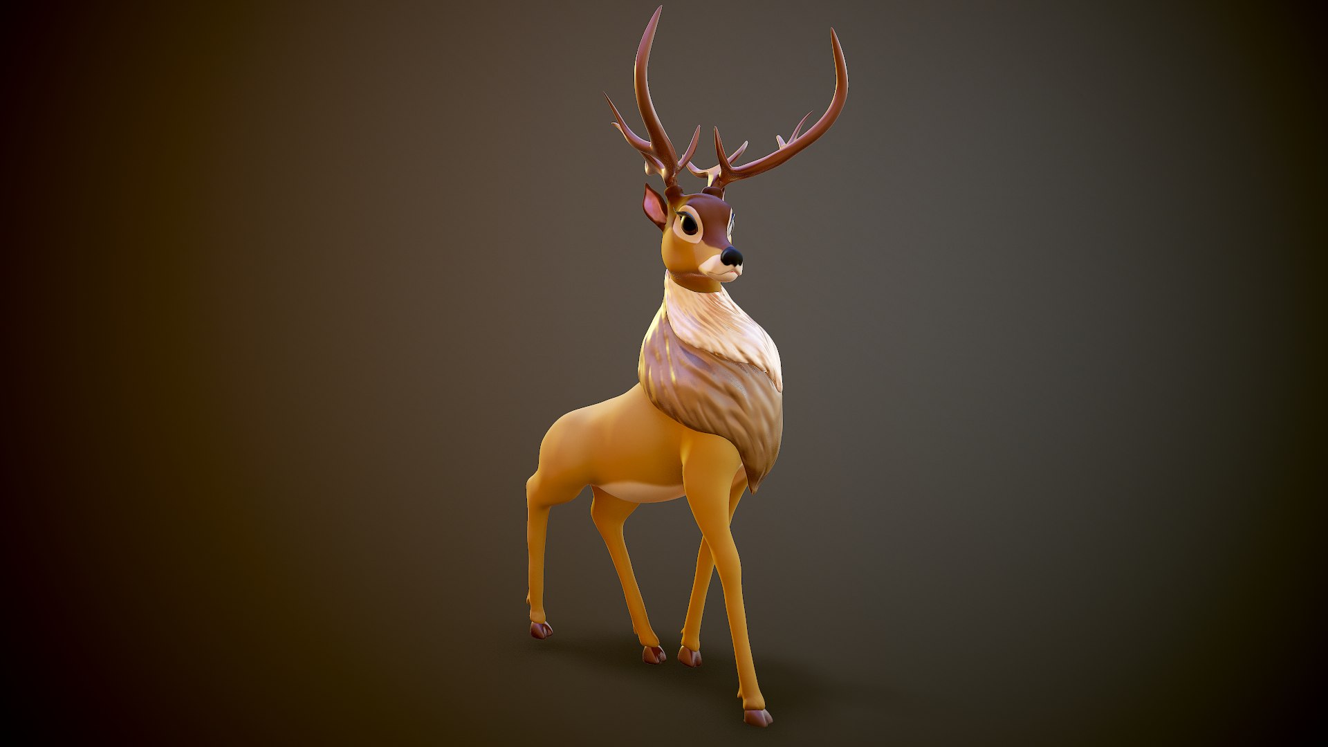 3D art deer cartoon https://p.turbosquid.com/ts-thumb/kR/9z6HfJ/5l6GYm5a/7/png/1602083224/1920x1080/fit_q87/bbbd4d981c15eb05e499b5cabe1f5b1dad4a5e6b/7.jpg