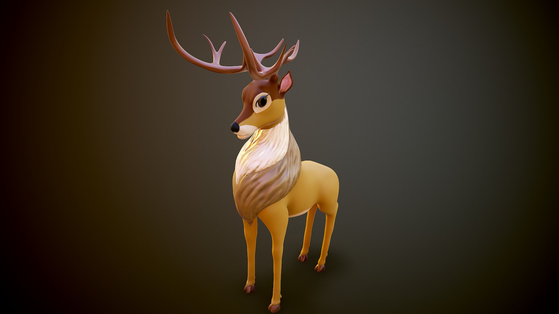 3D art deer cartoon https://p.turbosquid.com/ts-thumb/kR/9z6HfJ/OAUzy4Mp/10/png/1602083224/1920x1080/fit_q87/c29c4e9fc5073f716f6235749b482636357dbec5/10.jpg