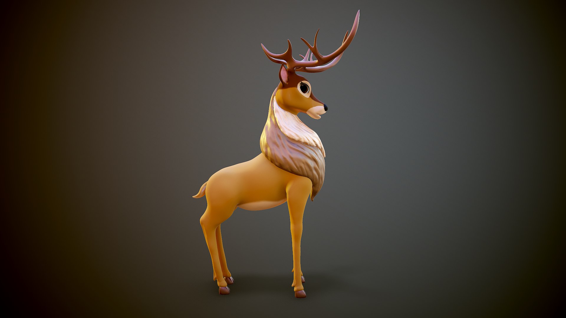 3D art deer cartoon https://p.turbosquid.com/ts-thumb/kR/9z6HfJ/V6Iw0yMd/5/png/1602083224/1920x1080/fit_q87/0594654760398062d3dcd6664742d7a6cf9383b7/5.jpg