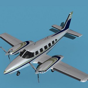 Piper PA-31-350 Navajo V11 3D model