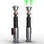 Luke Skywalker Lightsaber 2 Set 3D Models