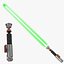 Luke Skywalker Lightsaber 2 Set 3D Models