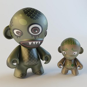 munny vinyl design 3d model