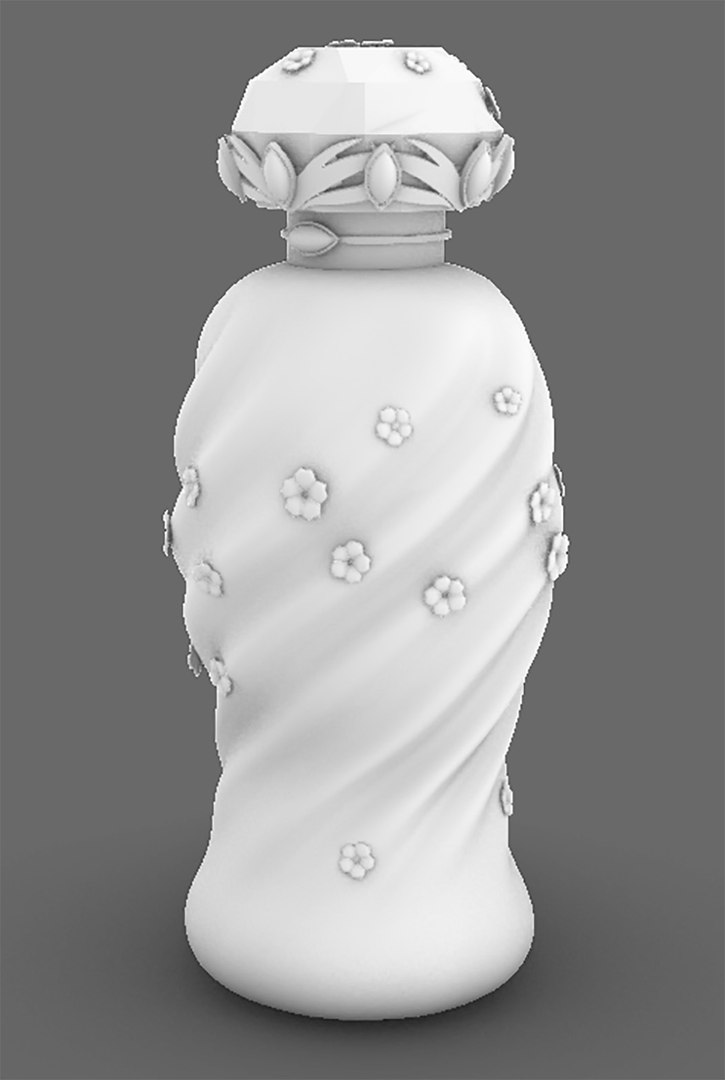 3D Decorative Perfume Bottle and Cap with Ornamental Leaf Details https://p.turbosquid.com/ts-thumb/kR/NnloJz/9I/bottleandcapwire1/jpg/1791412345/1920x1080/fit_q87/8d2d688f166054406e7ff1cbb3401fb04b6dd126/bottleandcapwire1.jpg