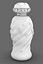 Decorative Perfume Bottle and Cap with Ornamental Leaf Details