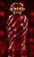 Decorative Perfume Bottle and Cap with Ornamental Leaf Details