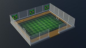 3D model Soccer Stadium - Brazil