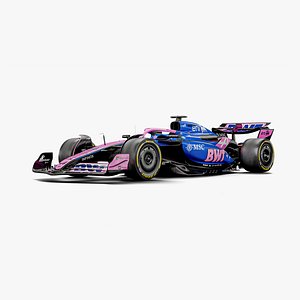 F1 Alpine A525 3D model