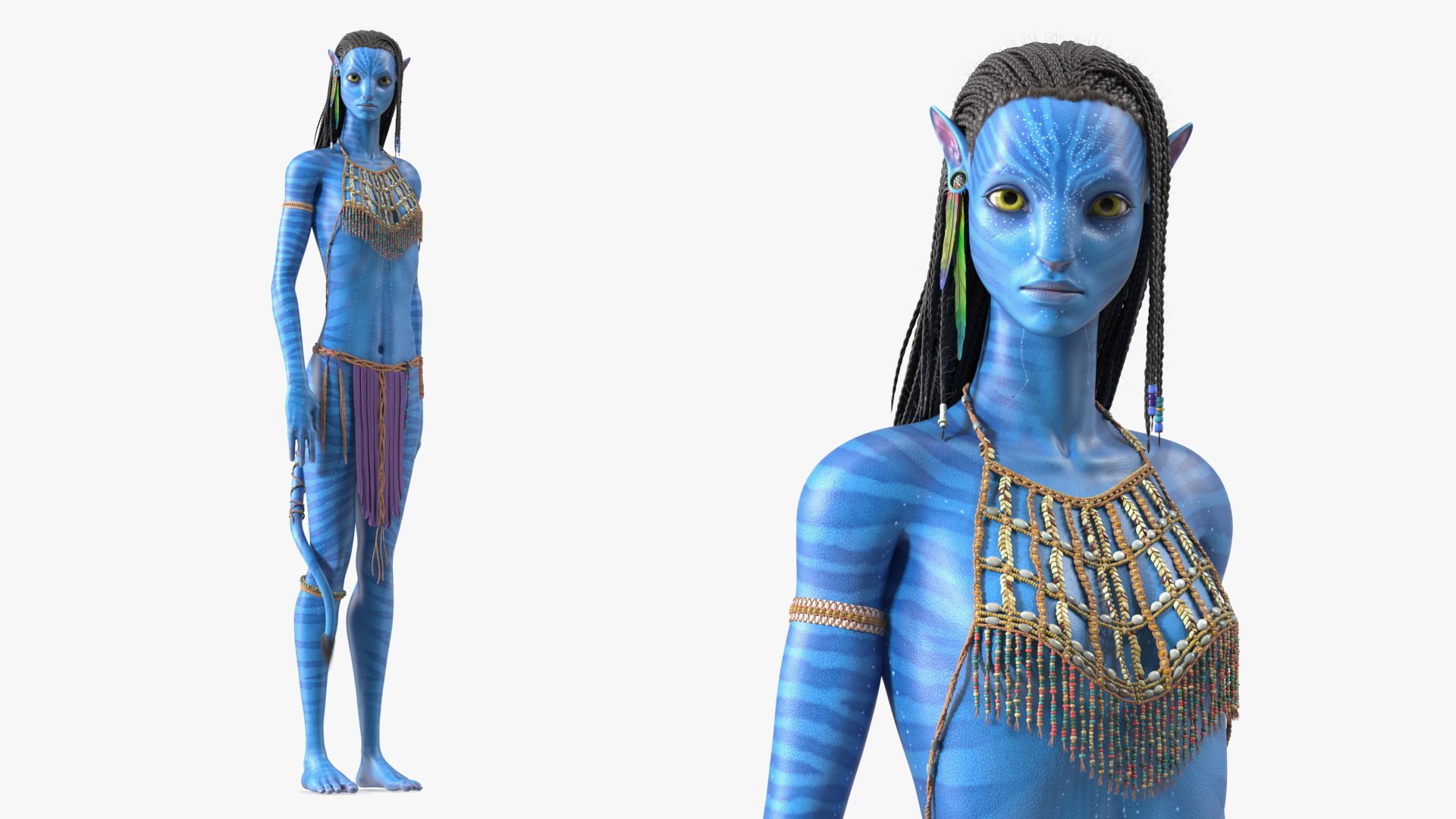 Rigged Movie Characters Collection 3D model preview