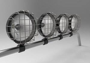 3d model offroad lights